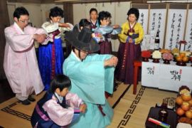Phong tục trong Tết truyền thống của người Hàn Quốc